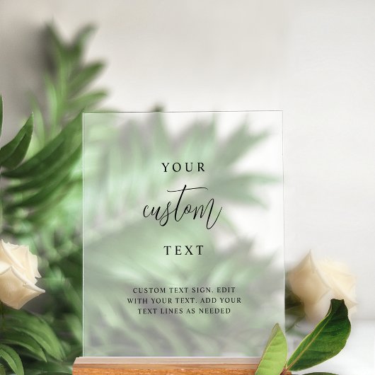 Ajouter Votre Texte Personnalisé, Mariage Chic Sty