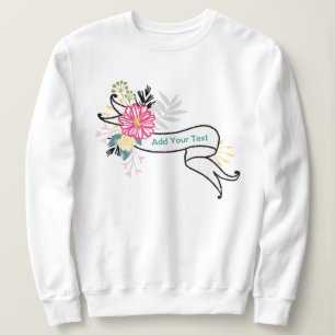 Ajouter votre texte - Sweatshirt de base pour femm
