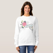 Ajouter votre texte - Sweatshirt de base pour femm (Devant entier)