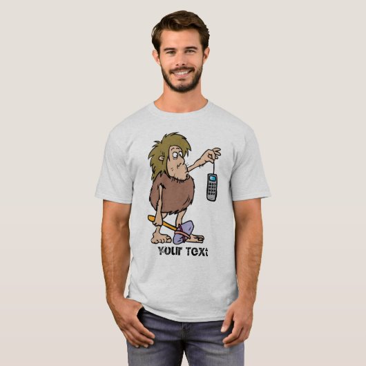 Ajouter votre texte - T-shirt de base pour hommes (Devant entier)
