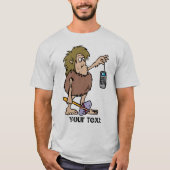 Ajouter votre texte - T-shirt de base pour hommes (Devant)