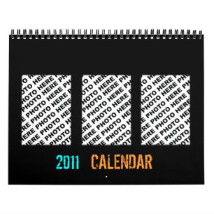 Ajoutez 34 photos dans un cadre noir de calendrier