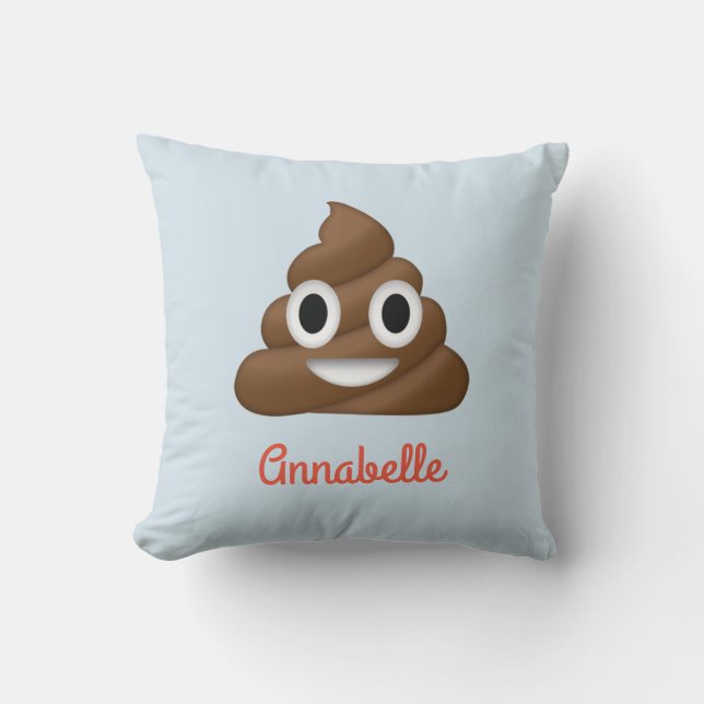 Ajoutez le coussin d'Emoji de dunette personnalisé (Recto)