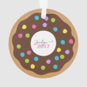 Ajoutez le nom et l'année - beignet personnalisé (dos)