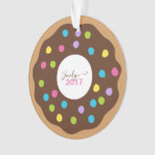 Ajoutez le nom et l'année - beignet personnalisé (devant)