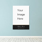 Ajoutez l'impression de votre toile photo mariage. (Insitu (Plancher de Bois))