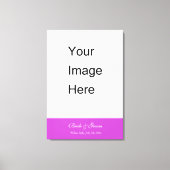 Ajoutez l'impression de votre toile photo mariage. (Recto)