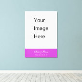 Ajoutez l'impression de votre toile photo mariage. (Insitu (Plancher de Bois))