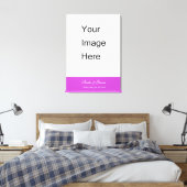 Ajoutez l'impression de votre toile photo mariage. (Insitu(Chambre))