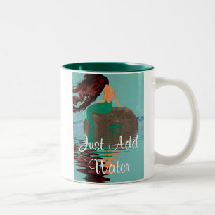 Ajoutez simplement de l'eau sirène art café Mug