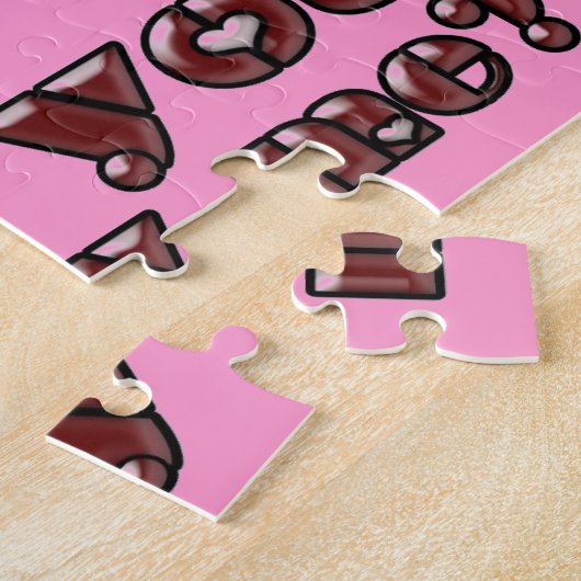 Ajoutez son nom vous m'épousera puzzle (Côté)