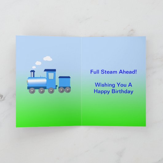 Ajoutez un nom à une 4ème carte d'anniversaire (Intérieur)