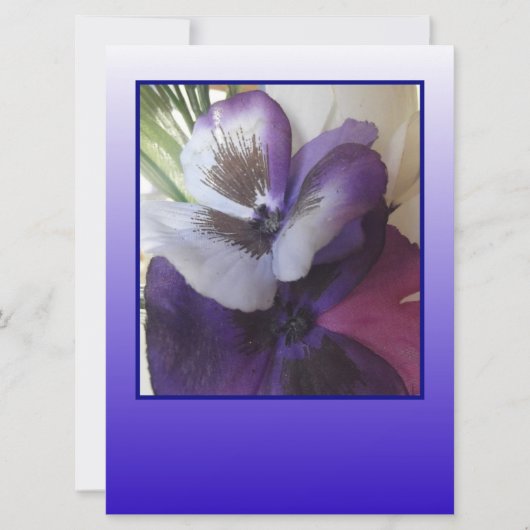 Ajoutez une touche de bleu avec votre invitation e (Devant)