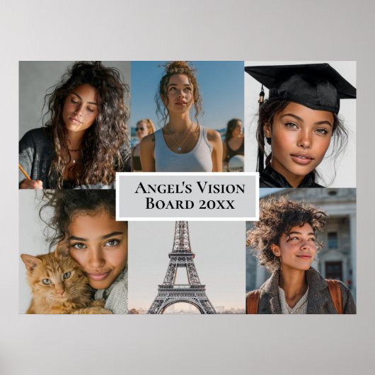 Ajoutez vos photos Tableau de vision Affiche perso (Devant)