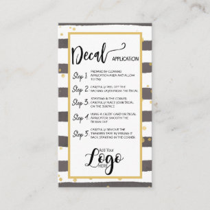 AJOUTEZ VOTRE APPLICATION DE DÉTAILS LOGO CARTES 