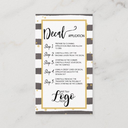 AJOUTEZ VOTRE APPLICATION DE DÉTAILS LOGO CARTES D (Devant)