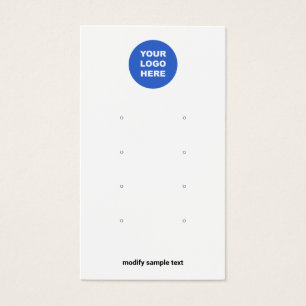 Ajoutez Votre Carte D'Affichage Logo 8 Trous D'Ore