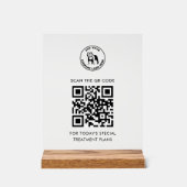 Ajoutez votre code QR et votre logo professionnel  (Recto)