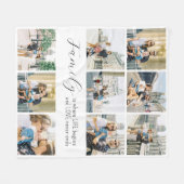 Ajoutez votre couverture en polaire photo de famil (Devant (Horizontal))