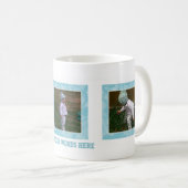 Ajoutez votre image : Tasse encadrée par bleu (Devant droit)