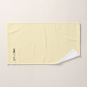 Ajoutez votre jaune | en pastel nommé (Serviette à main)