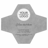 Ajoutez votre logo avec une société de texte perso (Plat)