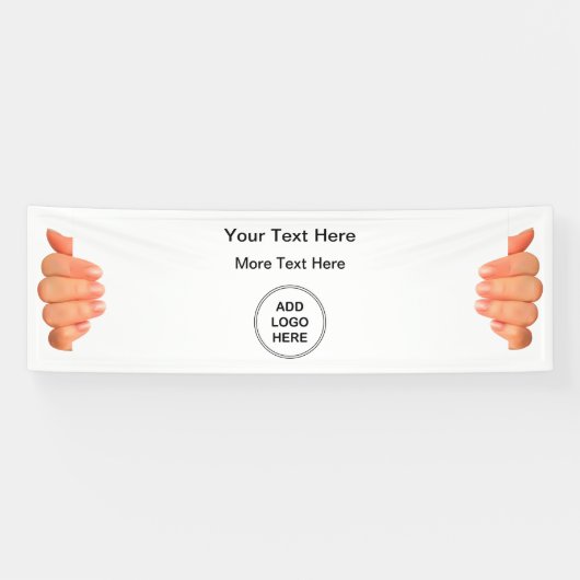 Ajoutez votre logo Bannière promotionnelle d'entre (Horizontal)