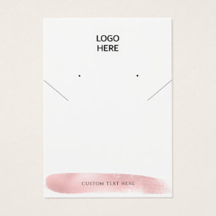 Ajoutez votre logo Carte d'affichage d'oreille pou