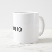 ajoutez votre logo dans une tasse de café blanc (Devant droit)