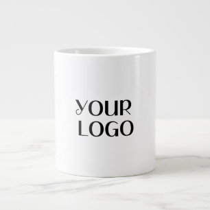 ajoutez votre logo dans une tasse de café blanc