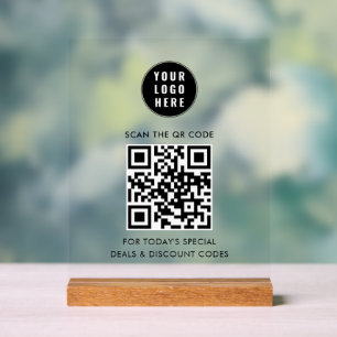 Ajoutez votre logo et votre code QR simple