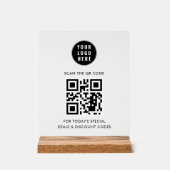 Ajoutez votre logo et votre code QR simple (Recto)