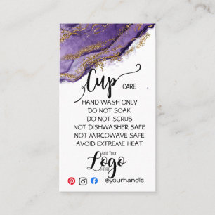 AJOUTEZ VOTRE LOGO Tasse CARTES DE SOINS vinyle af