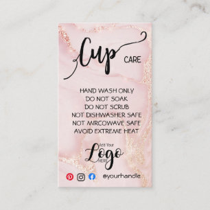 AJOUTEZ VOTRE LOGO Tasse CARTES DE SOINS vinyle af