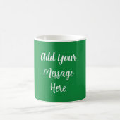 Ajoutez Votre Message Mug Café Flocon de Neige (Centre)