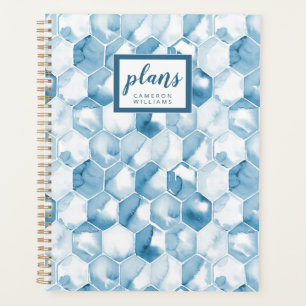 Ajoutez votre nom Canotype Aquarelle bleu doux