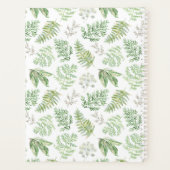 Ajoutez votre nom | Forest Greenery Motif (Dos)