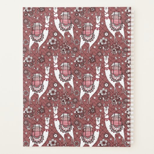 Ajoutez votre nom | Funny Llamas Motif (Dos)