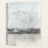 Ajoutez votre nom | Horizon Ciel - Couleurs neutre (Devant)