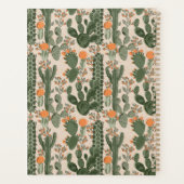 Ajoutez votre nom | Motif de cactus coloré (Dos)