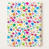 Ajoutez votre nom | Motif de drogue en néon coloré (Dos)