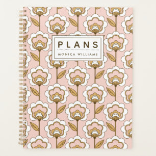 Ajoutez votre nom   Motif Floral moderne du milieu