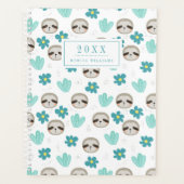 Ajoutez votre nom | Motif Floral Sweth Sloth (Devant)