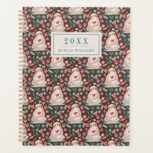Ajoutez votre nom Valentine Sloth Motif