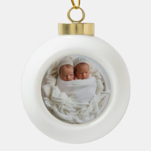 Ajoutez votre ornement encadré photo personnalisé