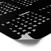 Ajoutez votre photo Calendrier Poster 2014 (Coin)