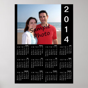 Ajoutez votre photo Calendrier Poster 2014