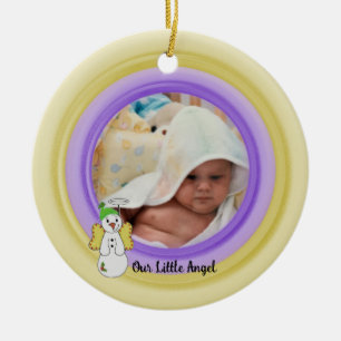 Ajoutez Votre Photo Notre Petit Ange Ornement en C