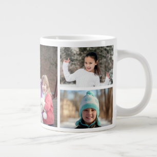 Ajoutez votre propre 5 photos Collage de café Mug