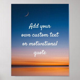 Ajoutez votre propre affiche personnalisée - Sunse